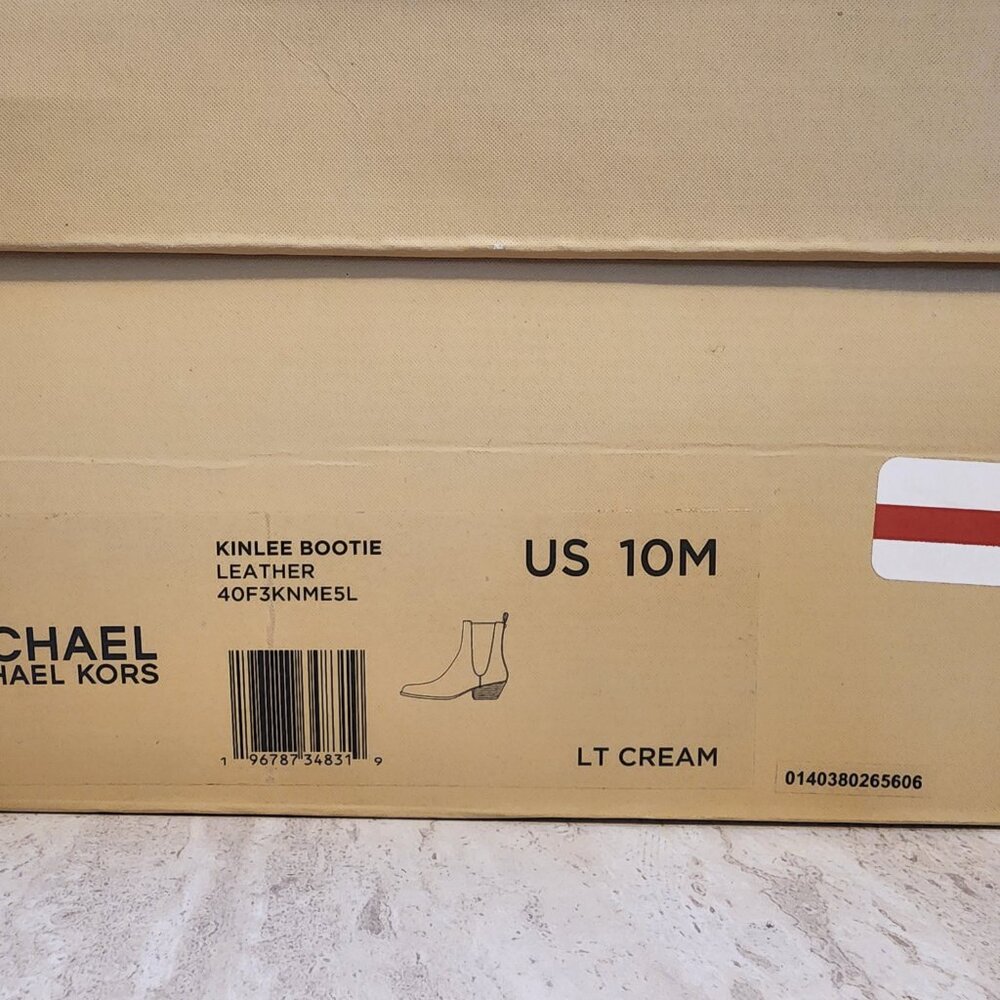 Michael Kors Kinlee Pointed-Toe Pull-On Boo Light Cream 10M - B006 - Picture 10 of 11